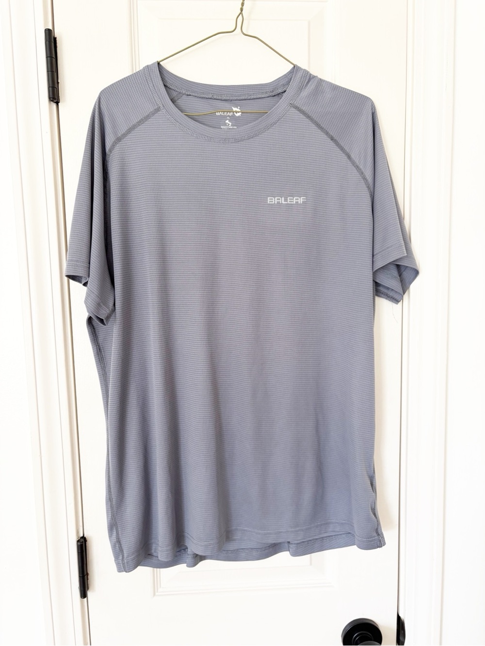 L • men's baleaf gray active tee